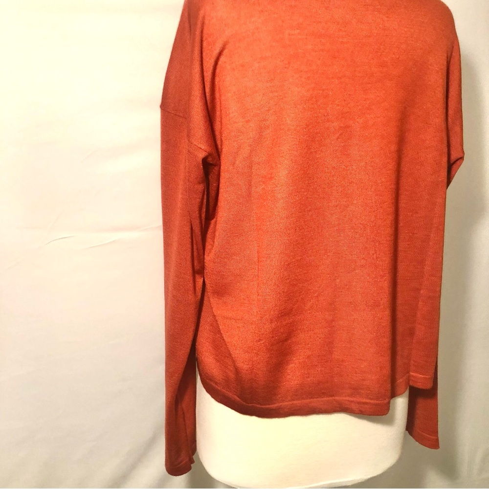 Eskandar Women’s Cashmere & Silk Blend Box-cut Sweater, Size S - Picture 5 of 7